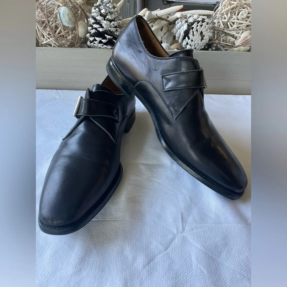 MAGNANNI Monk Strap Dress Shoes Size 10.5 Medium